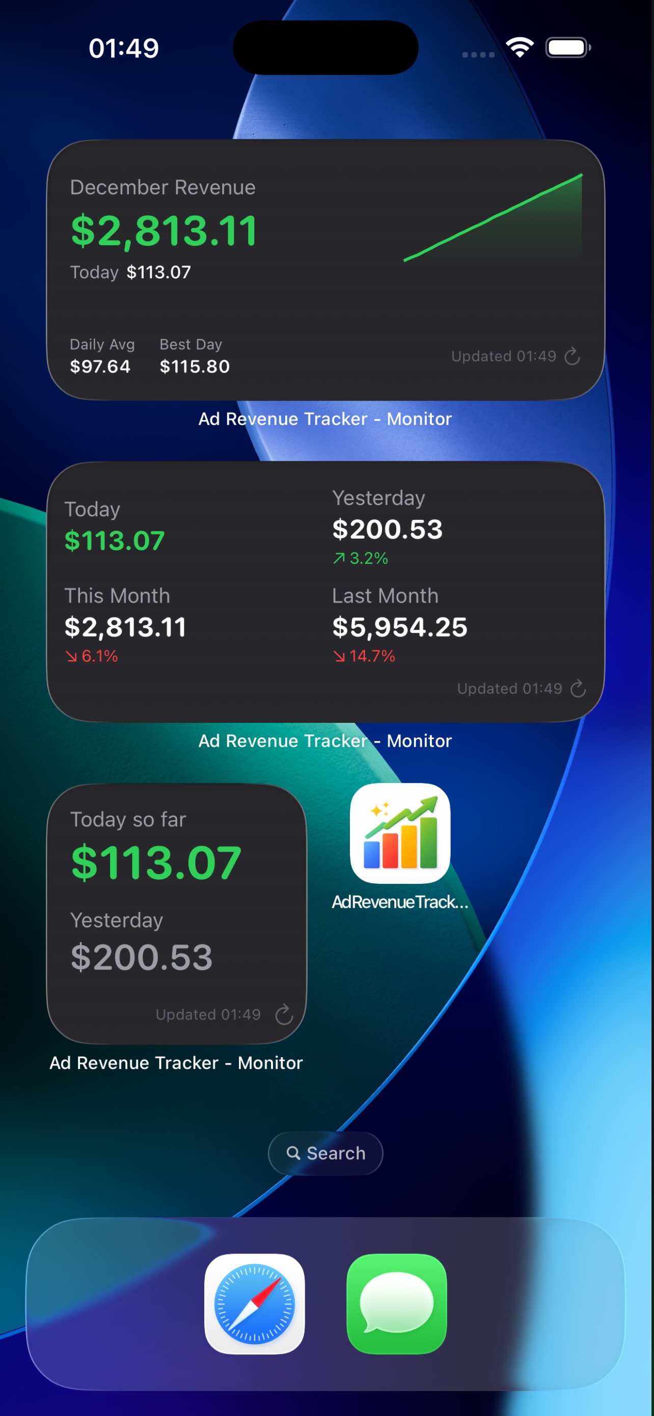 Ad Revenue Tracker Screenshot 3
